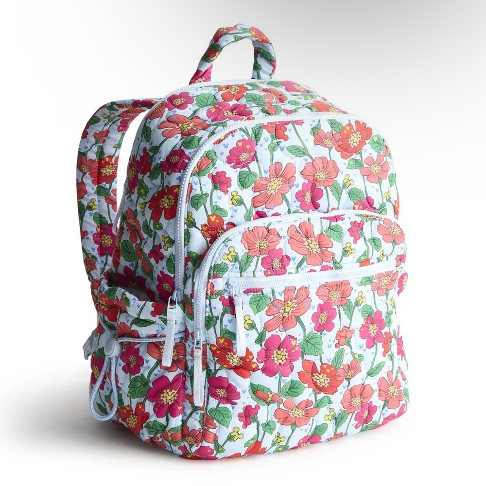 Vera Bradley Quilted Bancroft Featherweight Nylon Backpack - Mickey Meadow